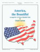 America the Beautiful Handbell sheet music cover